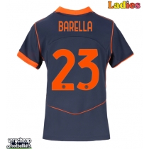 Inter Milan Nicolo Barella #23 Replica Third Shirt Ladies 2025-26 Short Sleeve